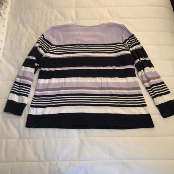 Christopher & Banks Striped Longsleeve - Picture 2 of 4